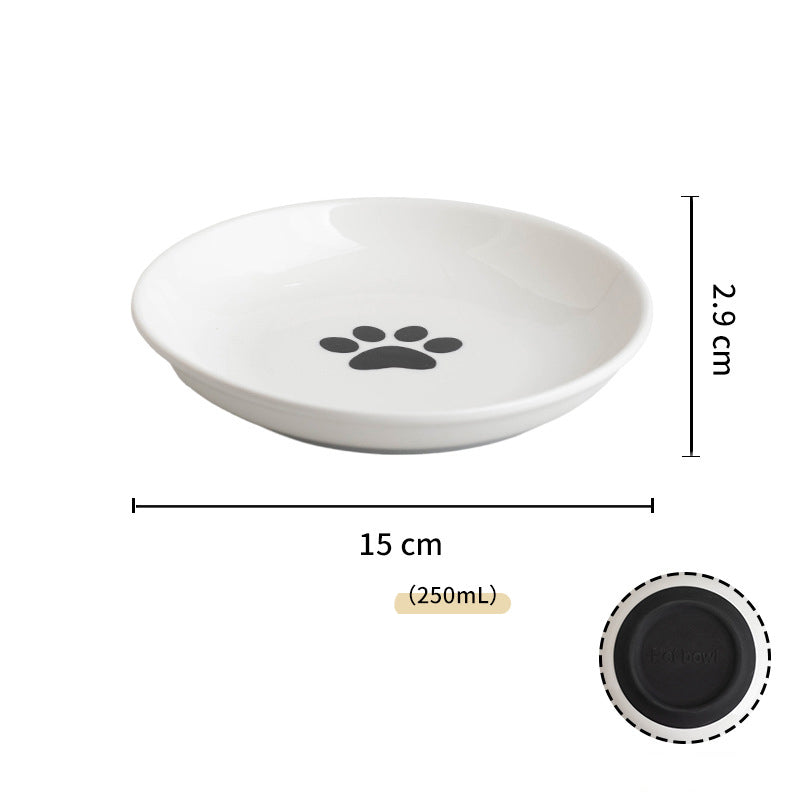 Ceramic Cat Bowls Whisker Friendly