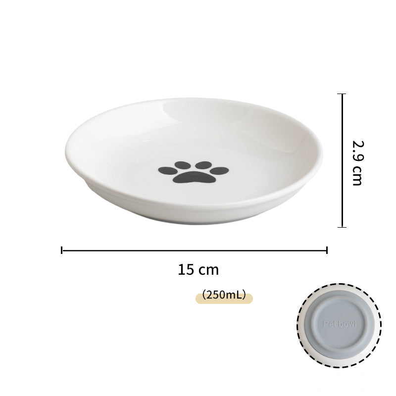 Ceramic Cat Bowls Whisker Friendly