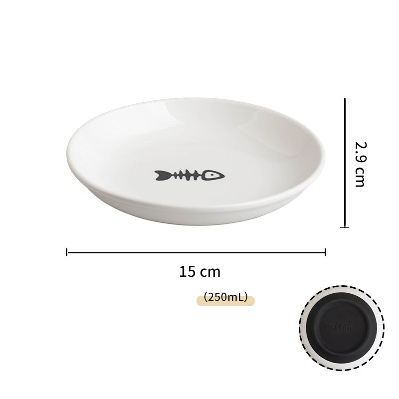 Ceramic Cat Bowls Whisker Friendly