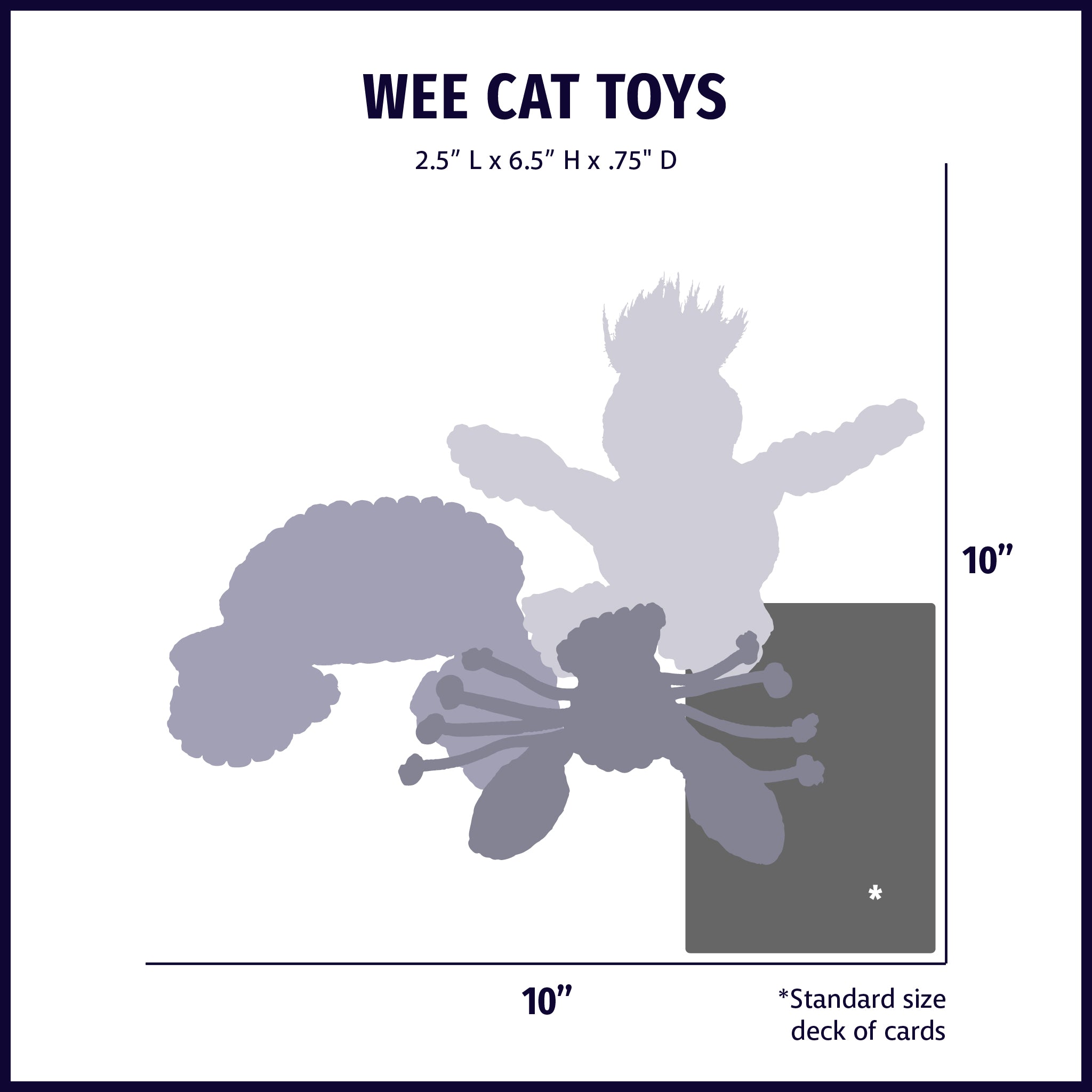 Water Critters Bucket of Cat Toys, 12 Pack