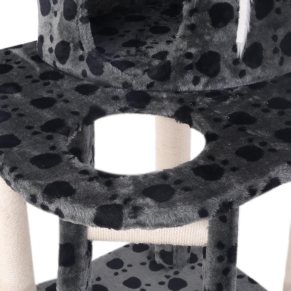i.Pet Cat Tree 120cm Trees Scratching Post Scratcher Tower Condo House