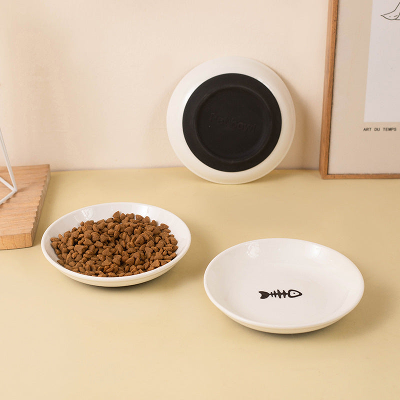 Ceramic Cat Bowls Whisker Friendly